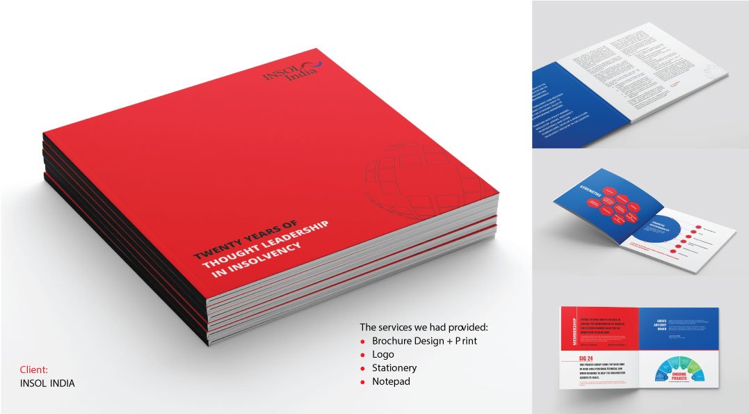 The services we had provided: Brochure Design + Printl, Logol, Stationeryl, Notepad